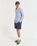 EVENING BLUE, REG SUNFADED DS SHORTS BY GANT AU.