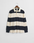 EVENING BLUE, BARSTRIPE RUGGER, FLAT-LAY BY GANT AU.