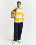DAFFODIL YELLOW, BARSTRIPE RUGGER BY GANT AU.