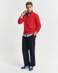 RUBY RED, CONTRAST HALF ZIP BY GANT AU.