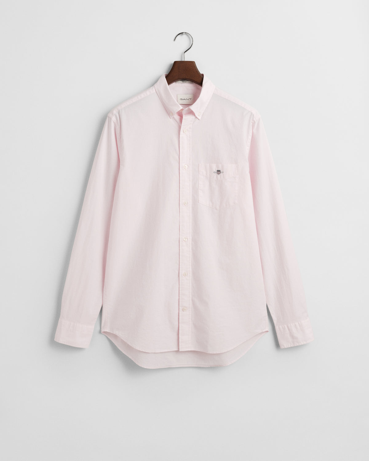 LIGHT PINK, REG CLASSIC POPLIN SHIRT, FLAT-LAY BY GANT AU.