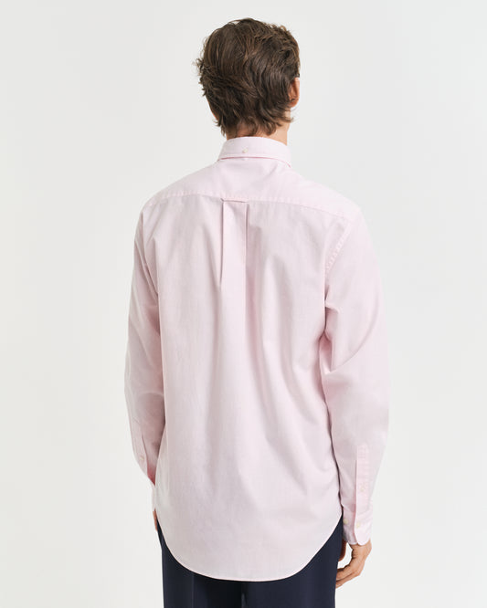 LIGHT PINK, REG CLASSIC POPLIN SHIRT, BACK-VIEW BY GANT AU.