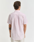 LIGHT PINK, REG CLASSIC POPLIN SS SHIRT, BACK-VIEW BY GANT AU.