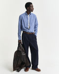 COLLEGE BLUE, REG CLASSIC POPLIN GINGHAM SHIRT BY GANT AU.