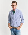 COLLEGE BLUE, REG CLASSIC POPLIN BANKER SHIRT, FRONT-VIEW BY GANT AU.