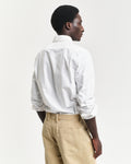 WHITE, SLIM CLASSIC OXFORD SHIRT, BACK-VIEW BY GANT AU.