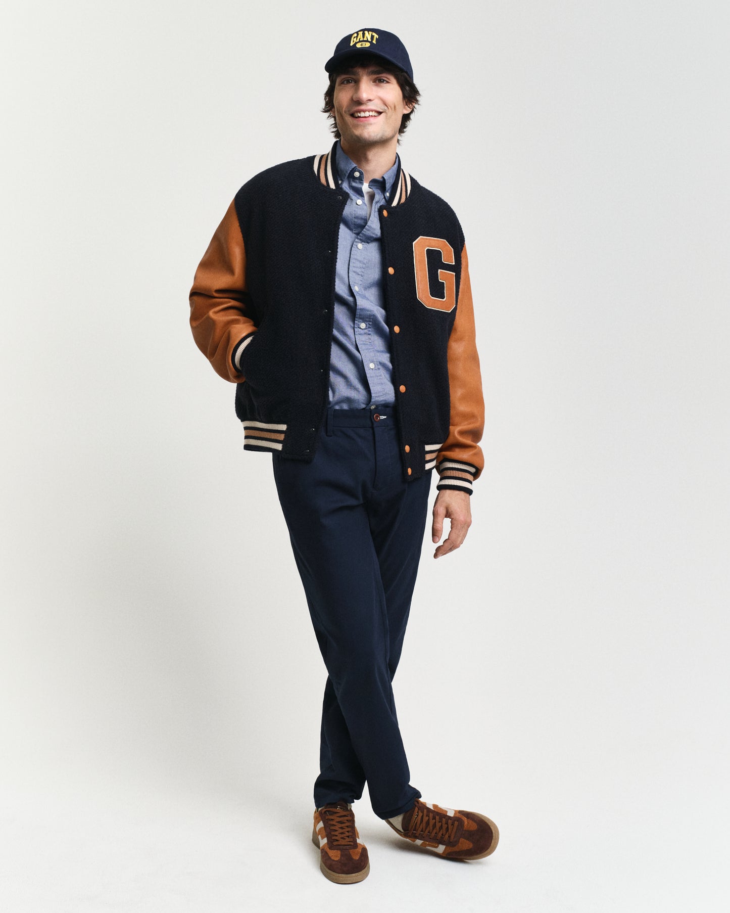 PERSIAN BLUE, SLIM CLASSIC OXFORD SHIRT BY GANT AU.