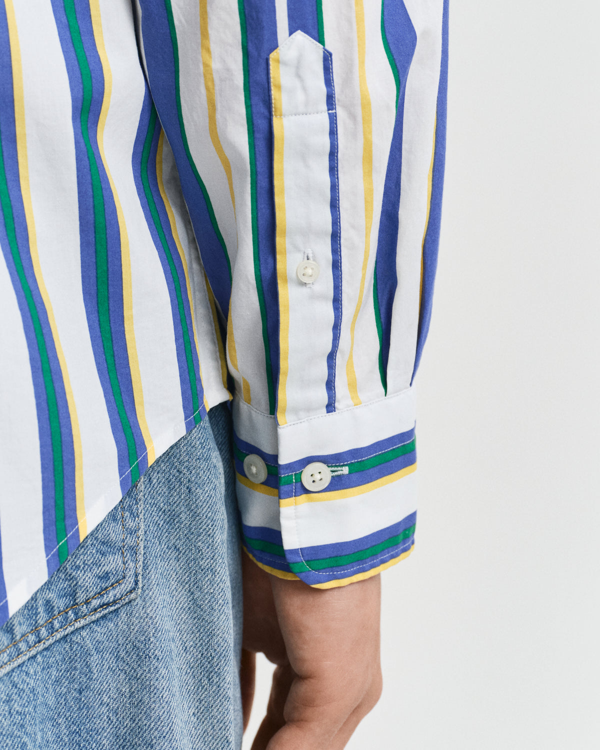 MULTICOLOR, REL PRINTED STRIPE SHIRT, CLOSE-UP BY GANT AU.