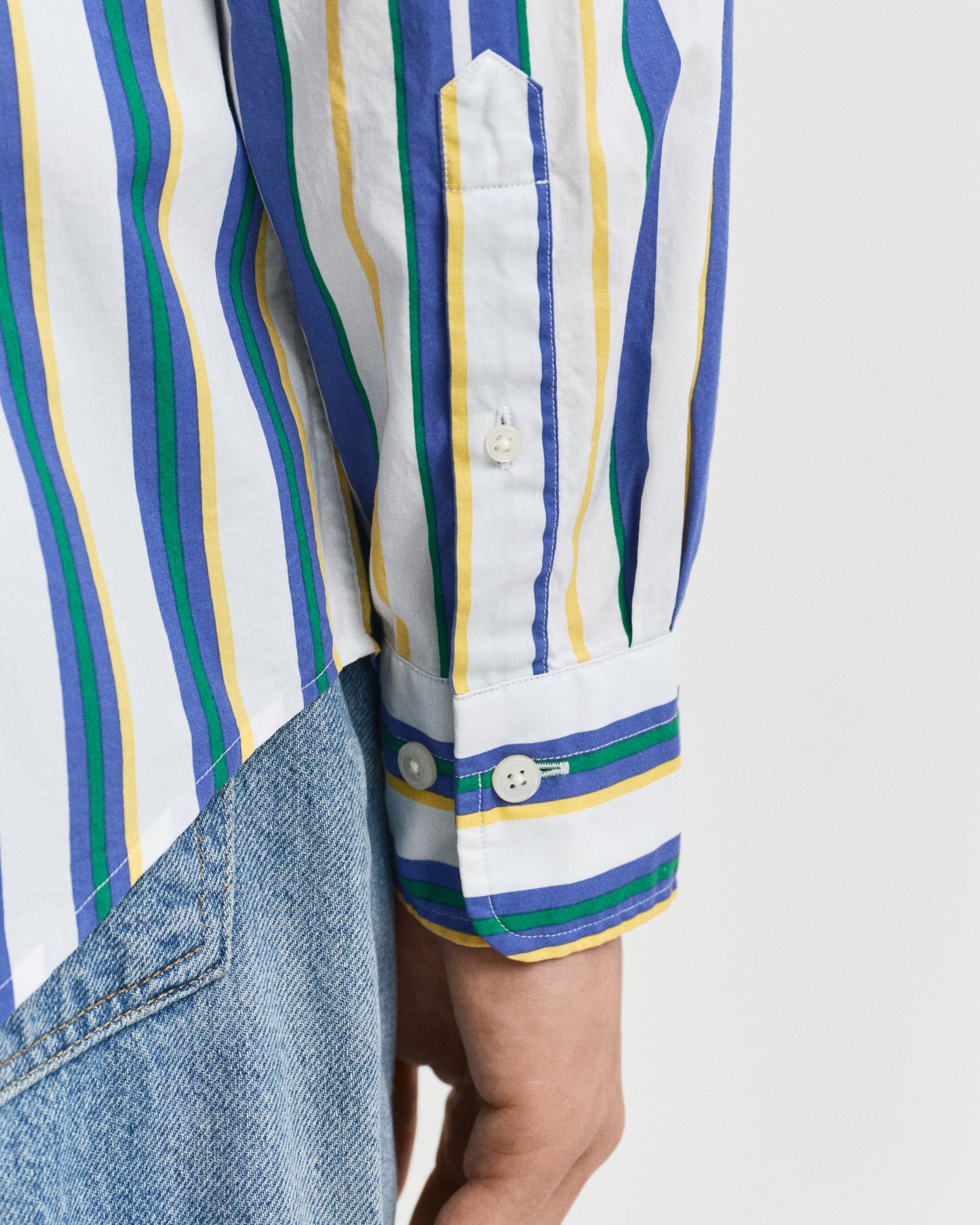 MULTICOLOR, REL PRINTED STRIPE SHIRT, CLOSE-UP BY GANT AU.