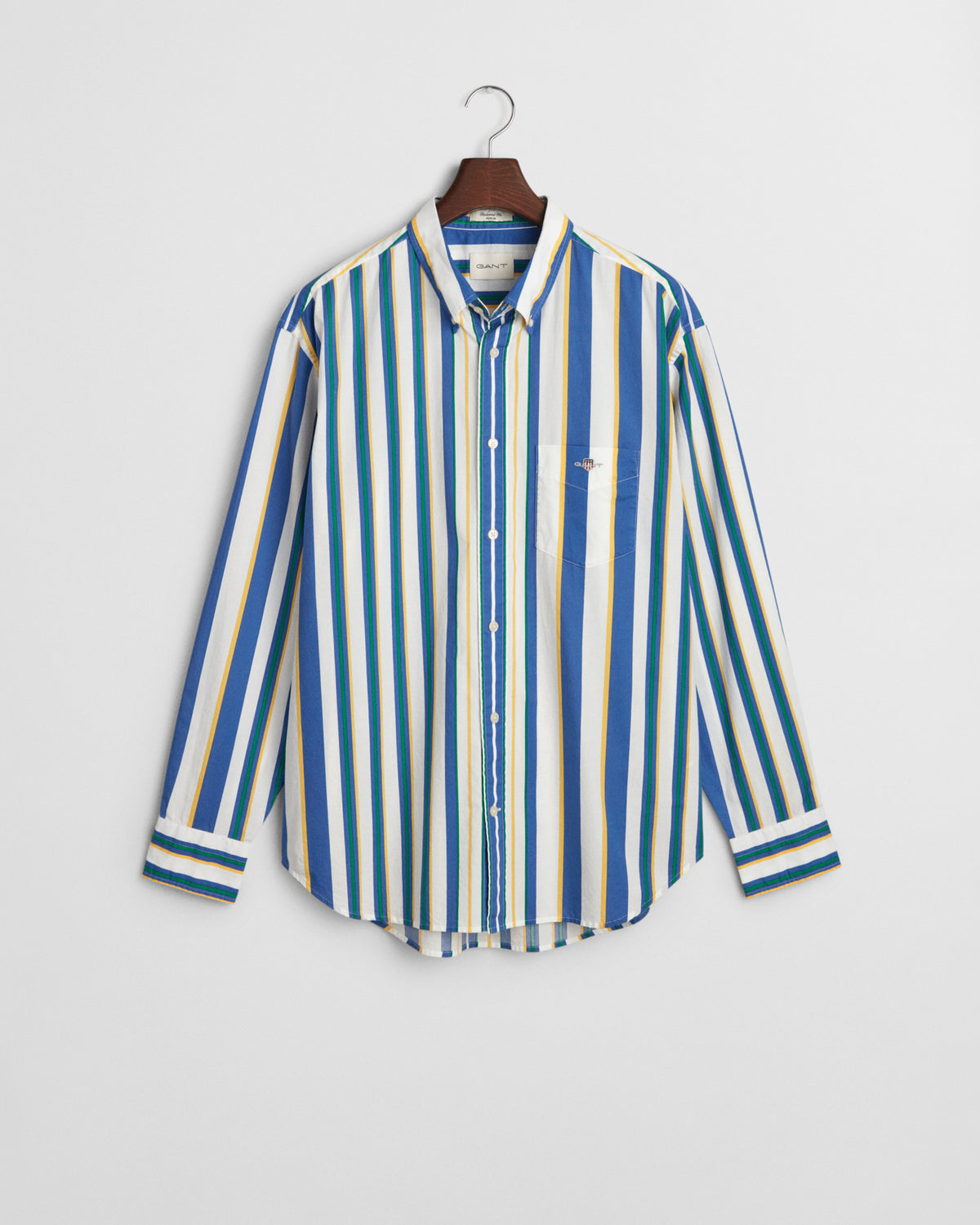MULTICOLOR, REL PRINTED STRIPE SHIRT, FLAT-LAY BY GANT AU.