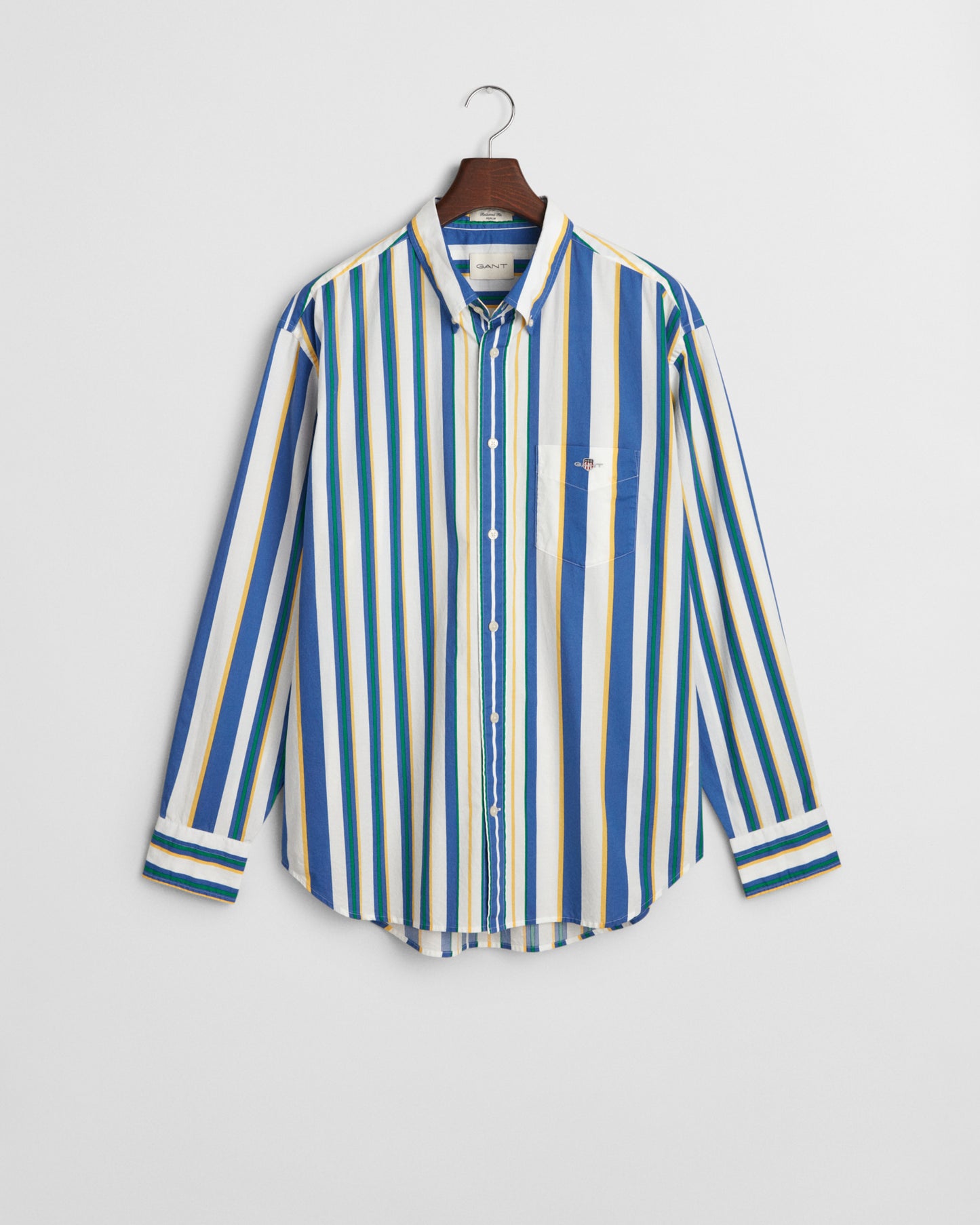 MULTICOLOR, REL PRINTED STRIPE SHIRT, FLAT-LAY BY GANT AU.
