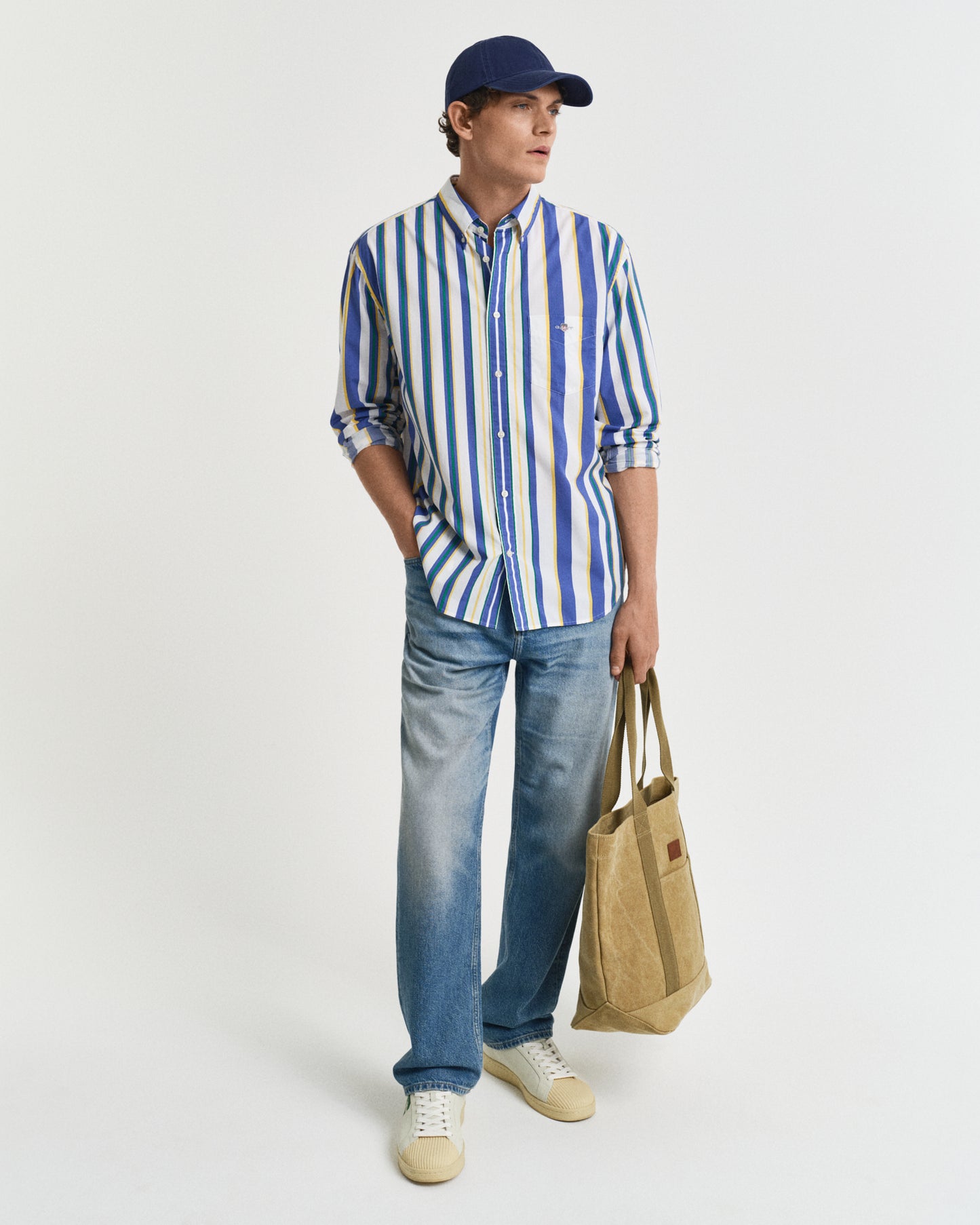 MULTICOLOR, REL PRINTED STRIPE SHIRT BY GANT AU.