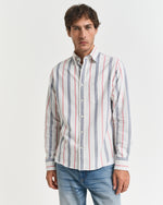 Regular Fit Striped Archive Oxford Shirt