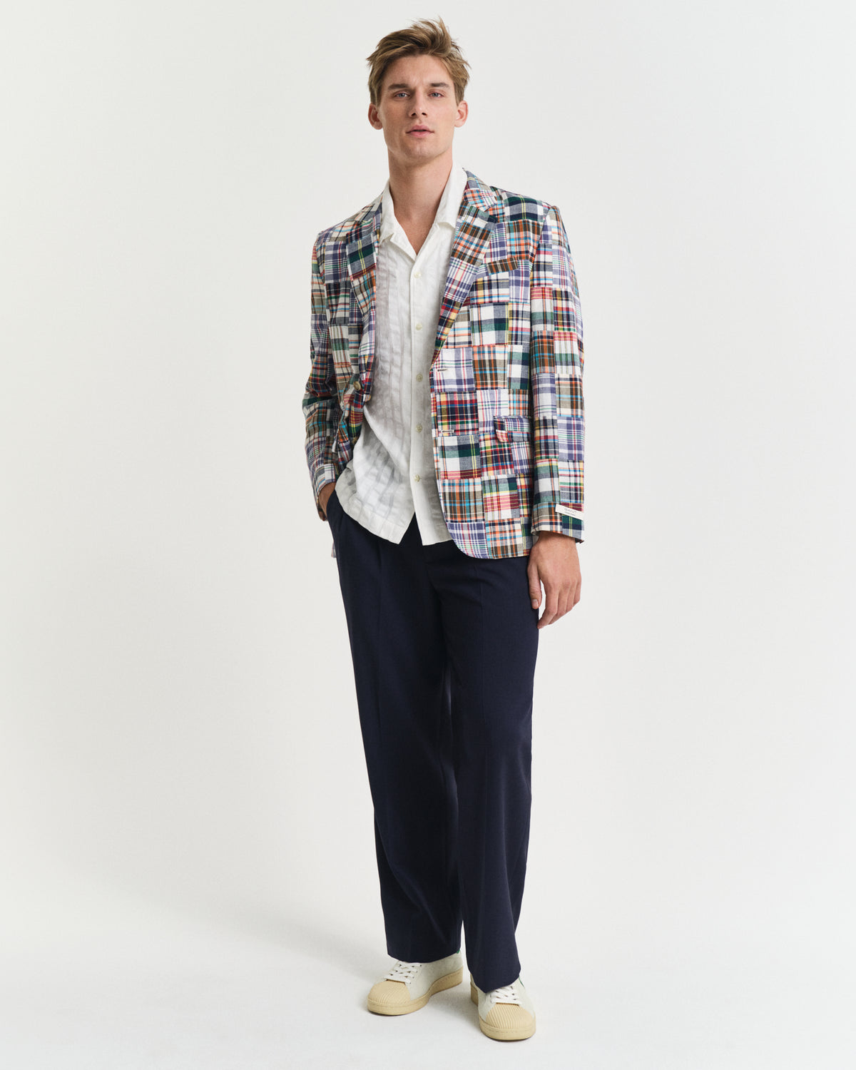 EGGSHELL, REL SEERSUCKER RESORT SHIRT BY GANT AU.