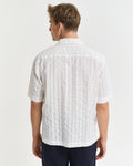 EGGSHELL, REL SEERSUCKER RESORT SHIRT, BACK-VIEW BY GANT AU.