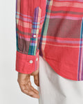 MODEL WEARING REG INDIAN MADRAS  SHIRT