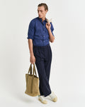 PERSIAN BLUE, REG SUNFADED VOILE SHIRT BY GANT AU.