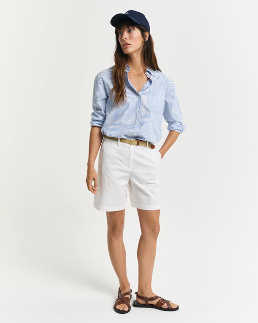 EGGSHELL, CHINO SHORTS, FRONT-VIEW BY GANT AU.