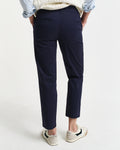EVENING BLUE, SLIM CHINOS, BACK-VIEW BY GANT AU.