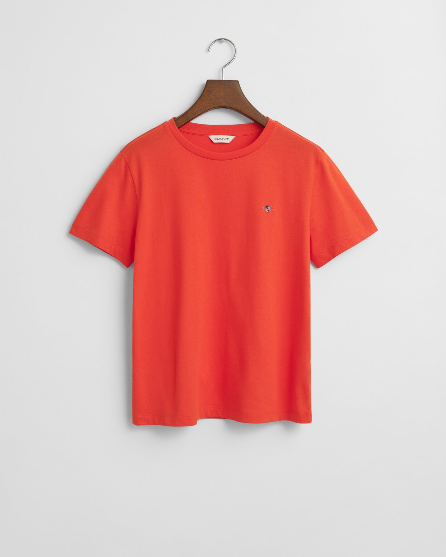 ORANGE RED, REG SHIELD SS T-SHIRT BY GANT AU.