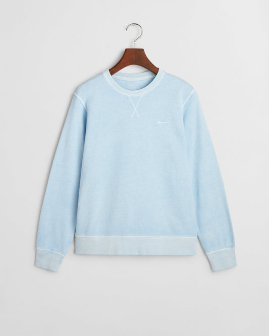FRESH BLUE, REG SUNFADED C-NECK SWEAT BY GANT AU.