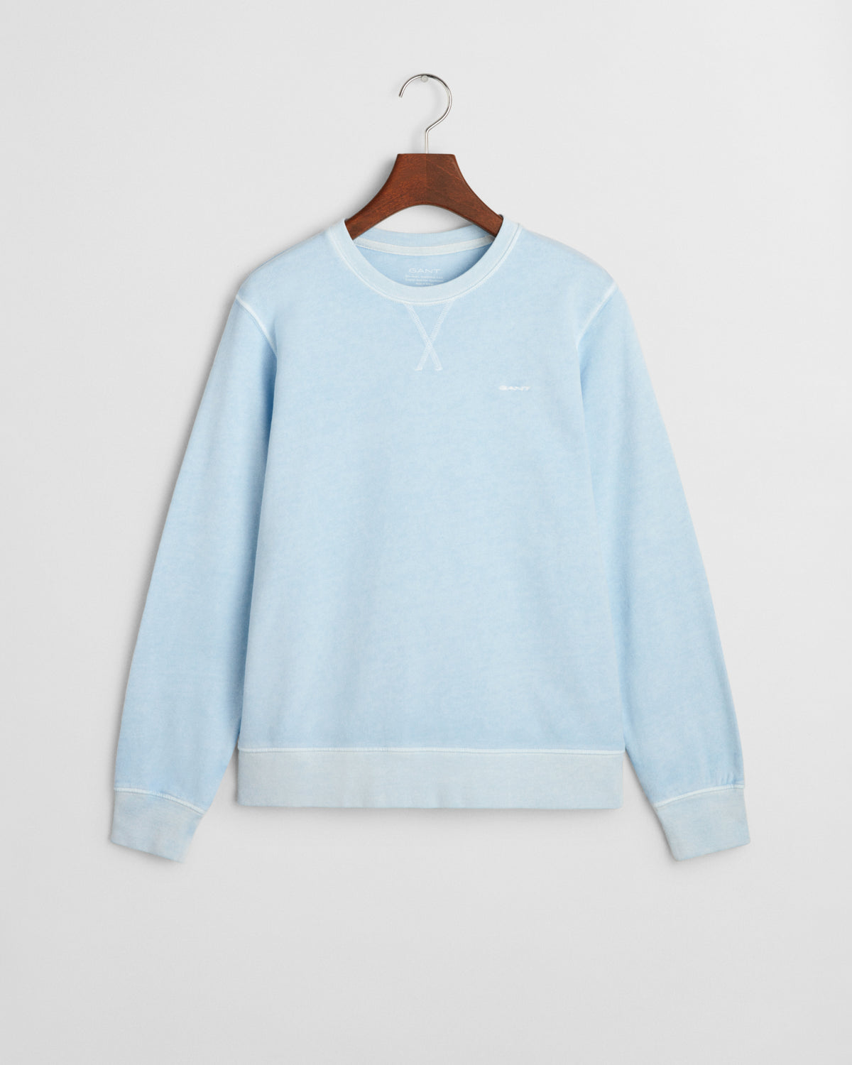 FRESH BLUE, REG SUNFADED C-NECK SWEAT BY GANT AU.
