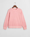 GERANIUM PINK, REG SUNFADED C-NECK SWEAT BY GANT AU.