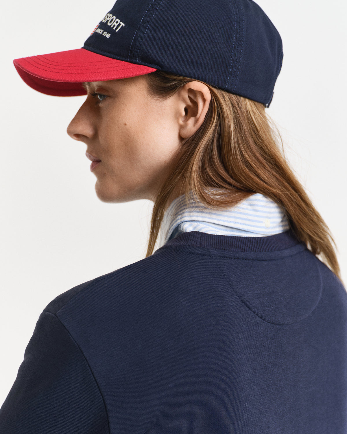 Archive Shield Graphic Crew Neck Sweatshirt Dress