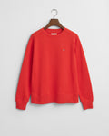 ORANGE RED, SHIELD C-NECK SWEAT BY GANT AU.