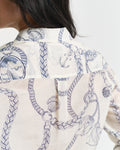 CREAM, REG SAILING PRINT COT SILK SHIRT, CLOSE-UP BY GANT AU.
