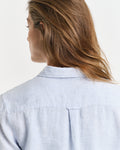 MODEL WEARING REG LINEN SHIRT