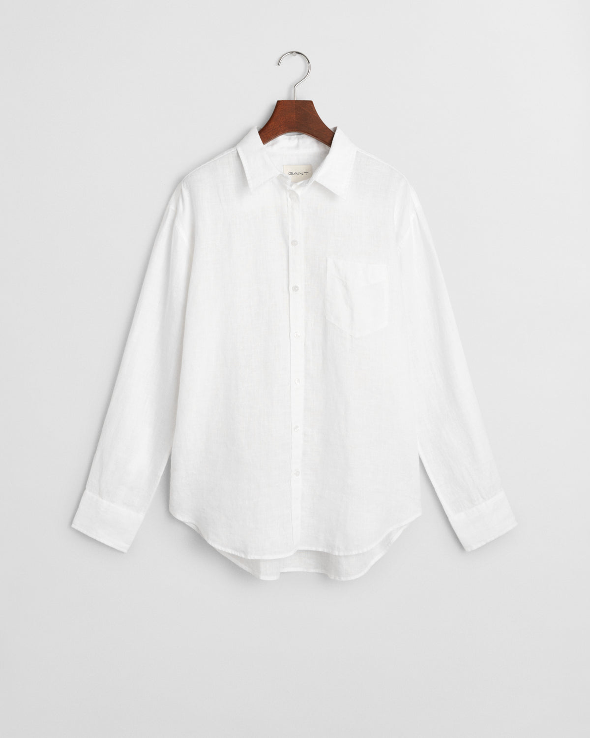 WHITE, REL LINEN SHIRT, FLAT-LAY BY GANT AU.