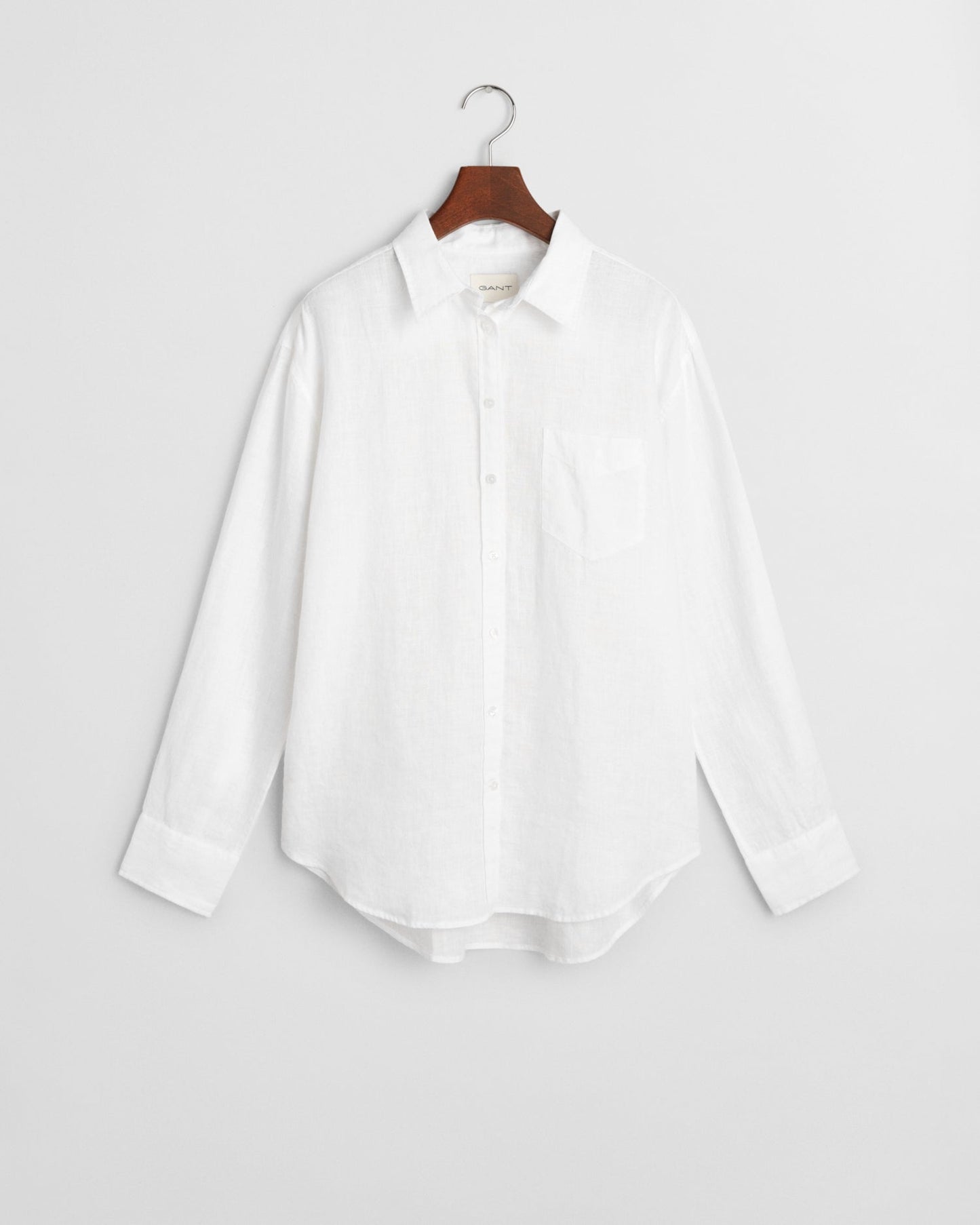 WHITE, REL LINEN SHIRT, FLAT-LAY BY GANT AU.