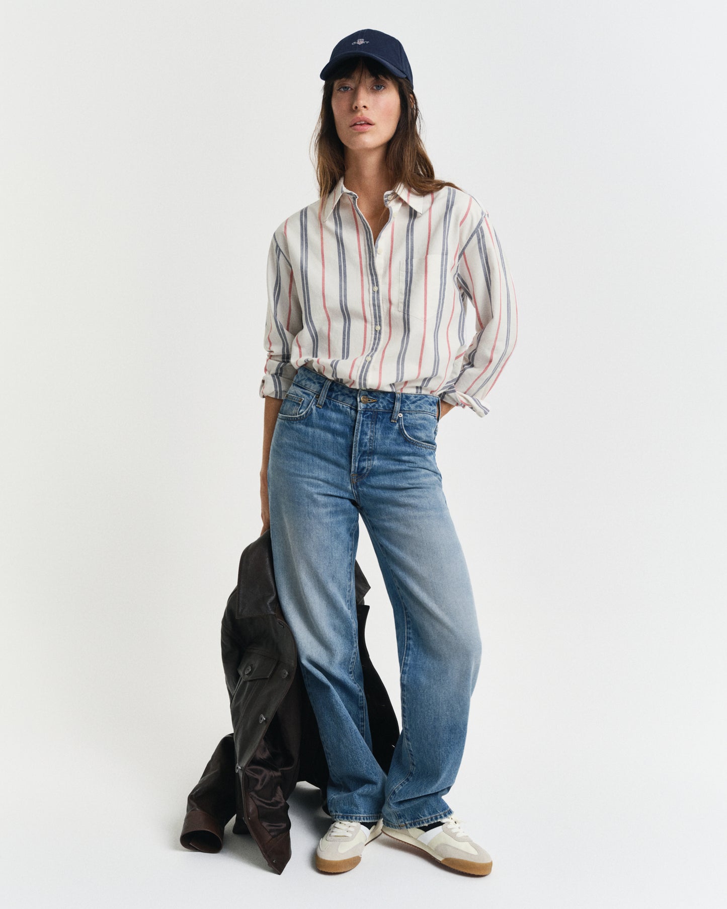 EGGSHELL, REL ARCHIVE OXFORD STRIPED SHIRT BY GANT AU.