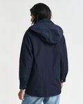 EVENING BLUE, WIND JACKET, BACK-VIEW BY GANT AU.