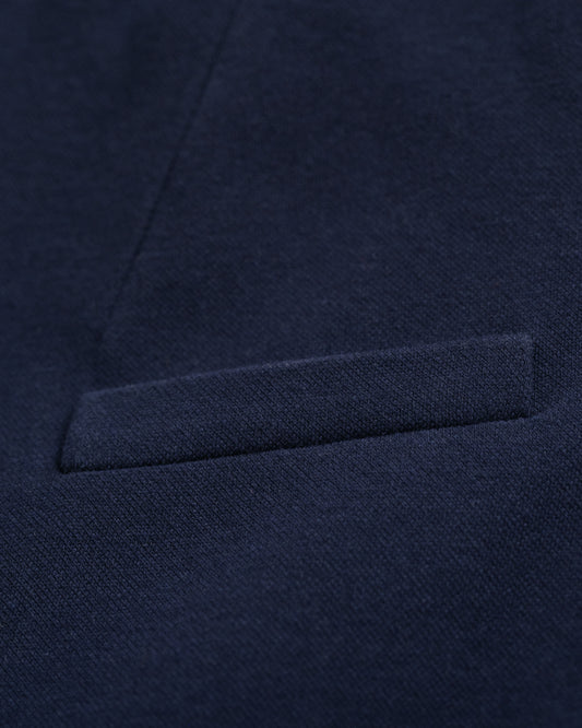 EVENING BLUE, SLIM PIQUE BLAZER, CLOSE-UP BY GANT AU.