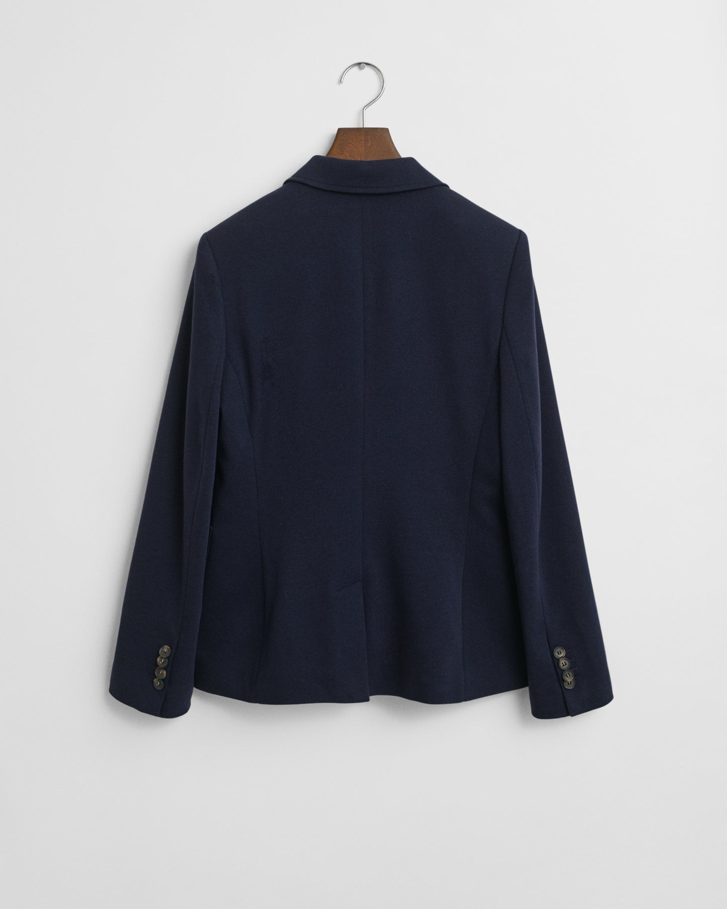 EVENING BLUE, SLIM PIQUE BLAZER, BACK-VIEW BY GANT AU.