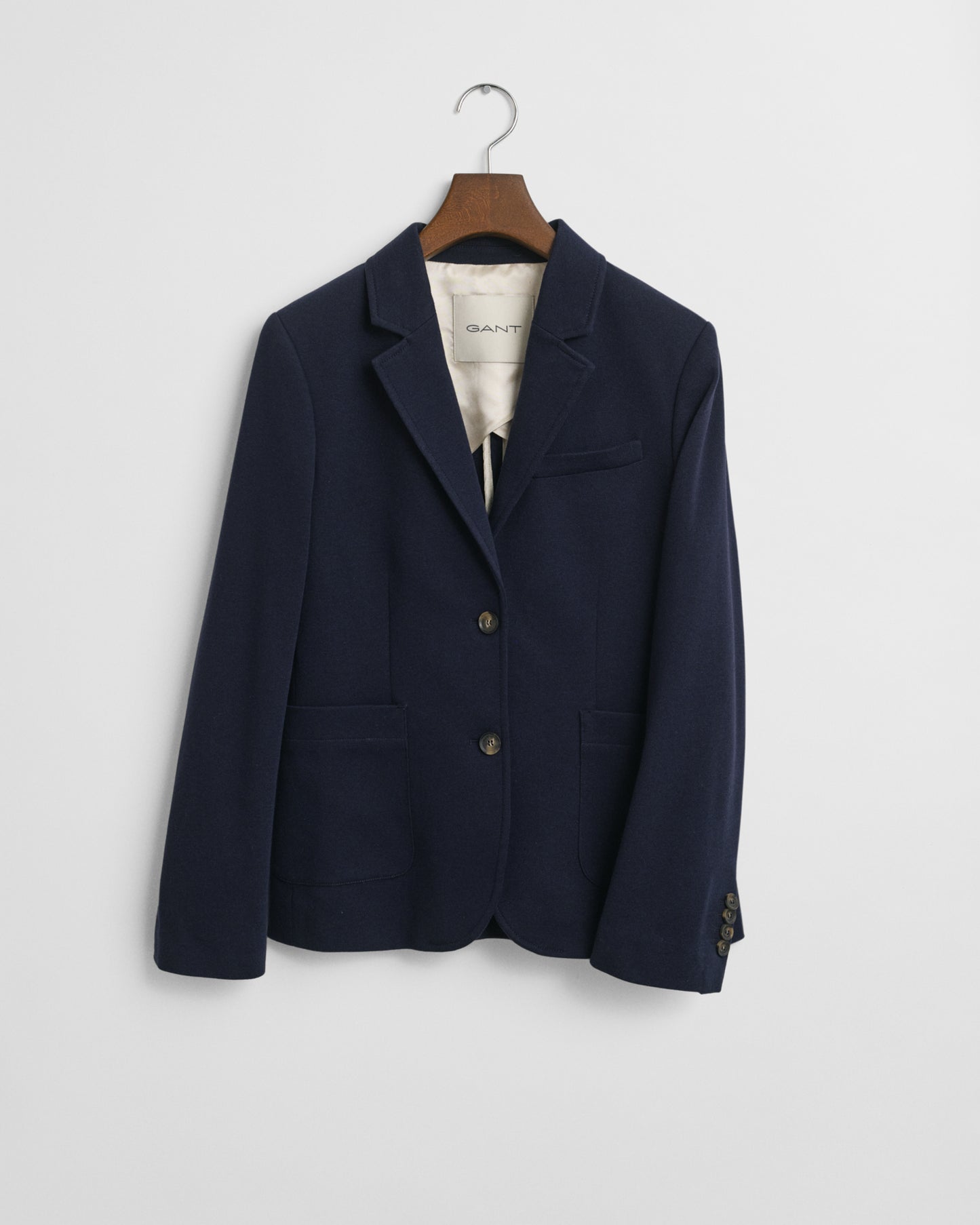 EVENING BLUE, SLIM PIQUE BLAZER BY GANT AU.