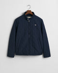 EVENING BLUE, QUILTED WINDCHEATER, FLAT-LAY BY GANT AU.