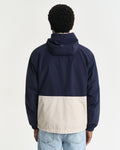 CLASSIC BLUE, BLOCKED WINDSHIELDER JACKET, BACK-VIEW BY GANT AU.
