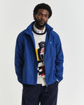 DEEP COBALT, LIGHTWEIGHT WINDSHIELDER JACKET, FRONT-VIEW BY GANT AU.