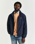 EVENING BLUE, LIGHTWEIGHT WINDSHIELDER JACKET, FRONT-VIEW BY GANT AU.