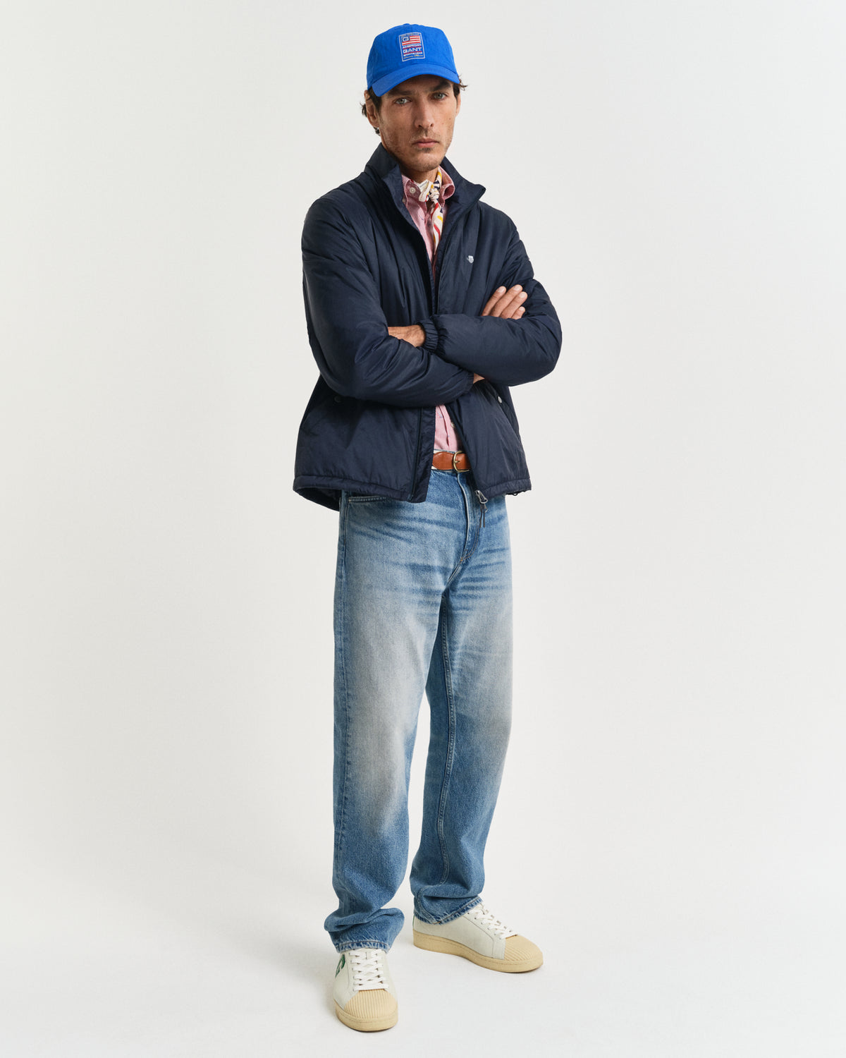 EVENING BLUE, LIGHT INSULATED JACKET BY GANT AU.