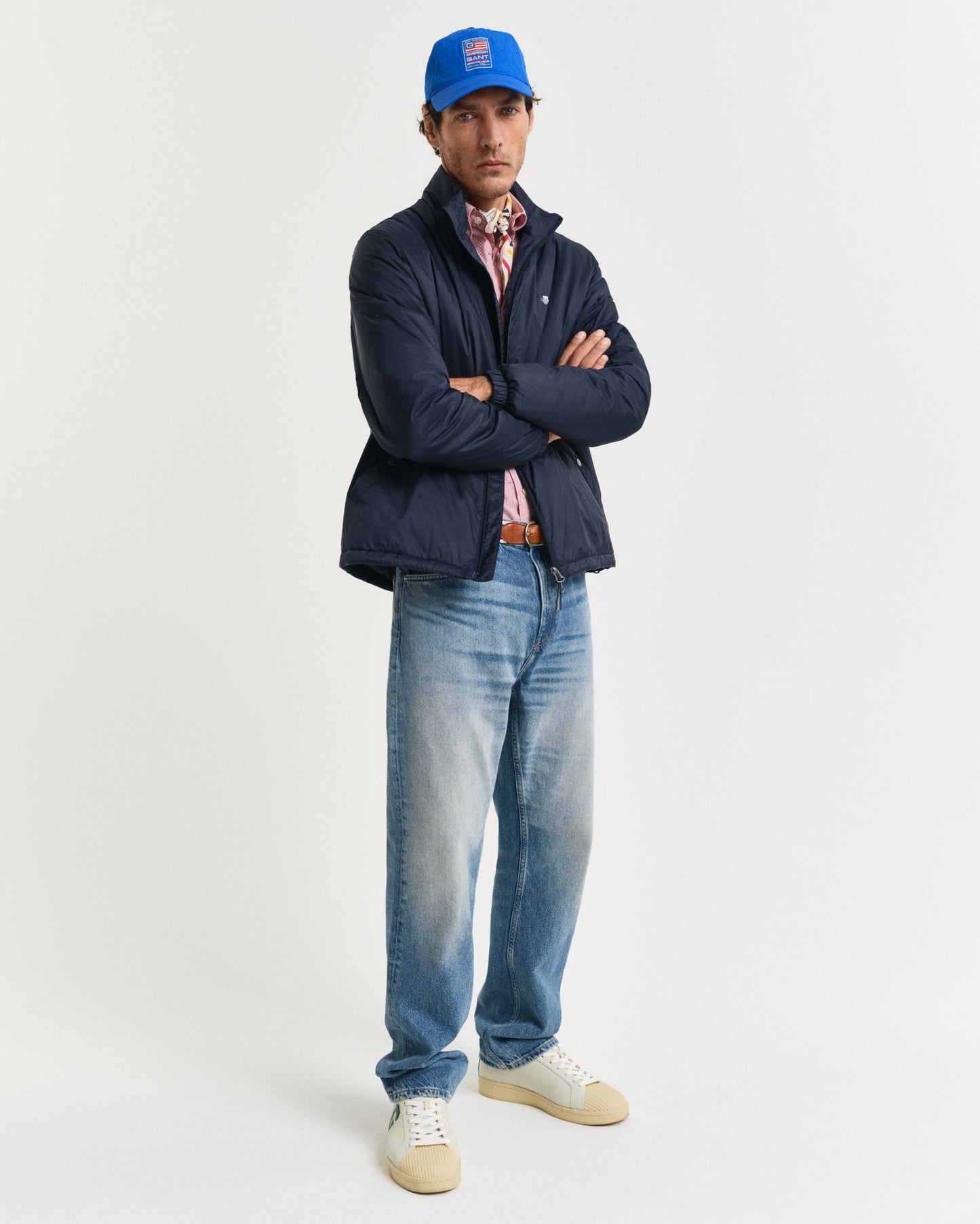 EVENING BLUE, LIGHT INSULATED JACKET BY GANT AU.