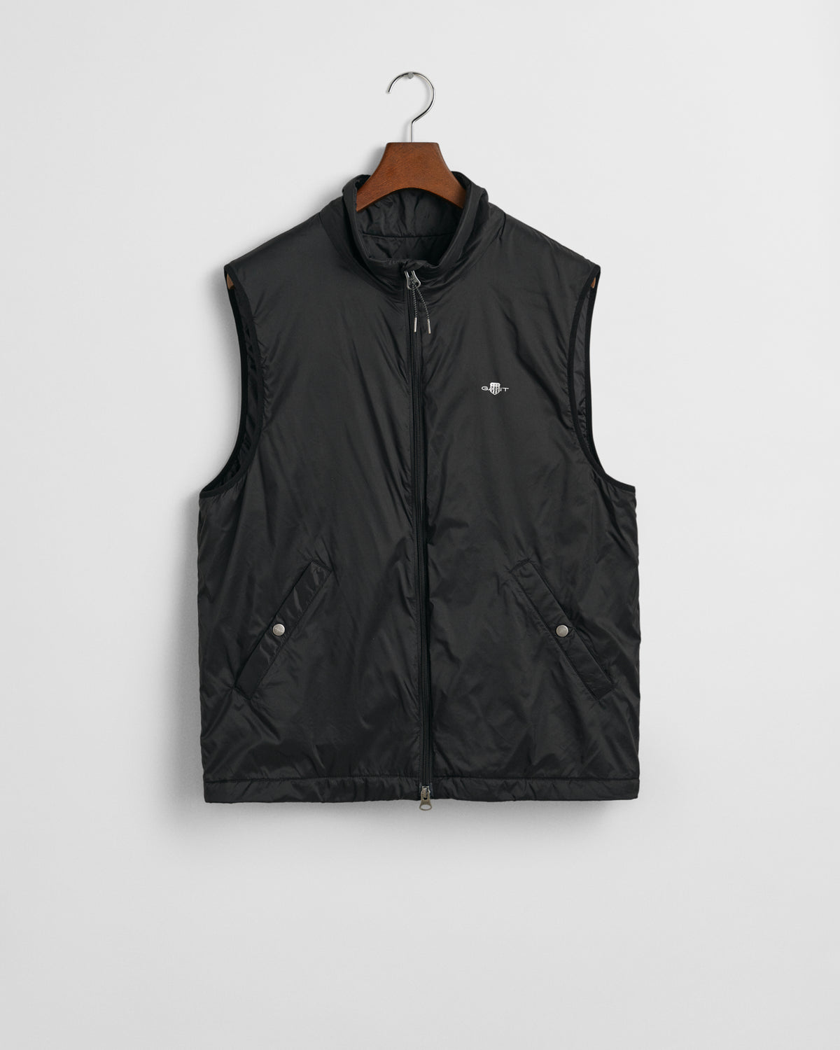 BLACK, LIGHT INSULATED VEST BY GANT AU.