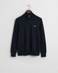EVENING BLUE, CLASSIC COTTON HALF ZIP, FLAT-LAY BY GANT AU.