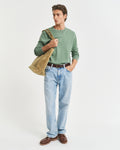 KALAMATA GREEN, SUNFADED C-NECK BY GANT AU.