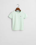 FADED MINT, SHIELD SS T-SHIRT BY GANT AU.