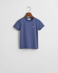 DUSTY NAVY, SHIELD SS T-SHIRT BY GANT AU.