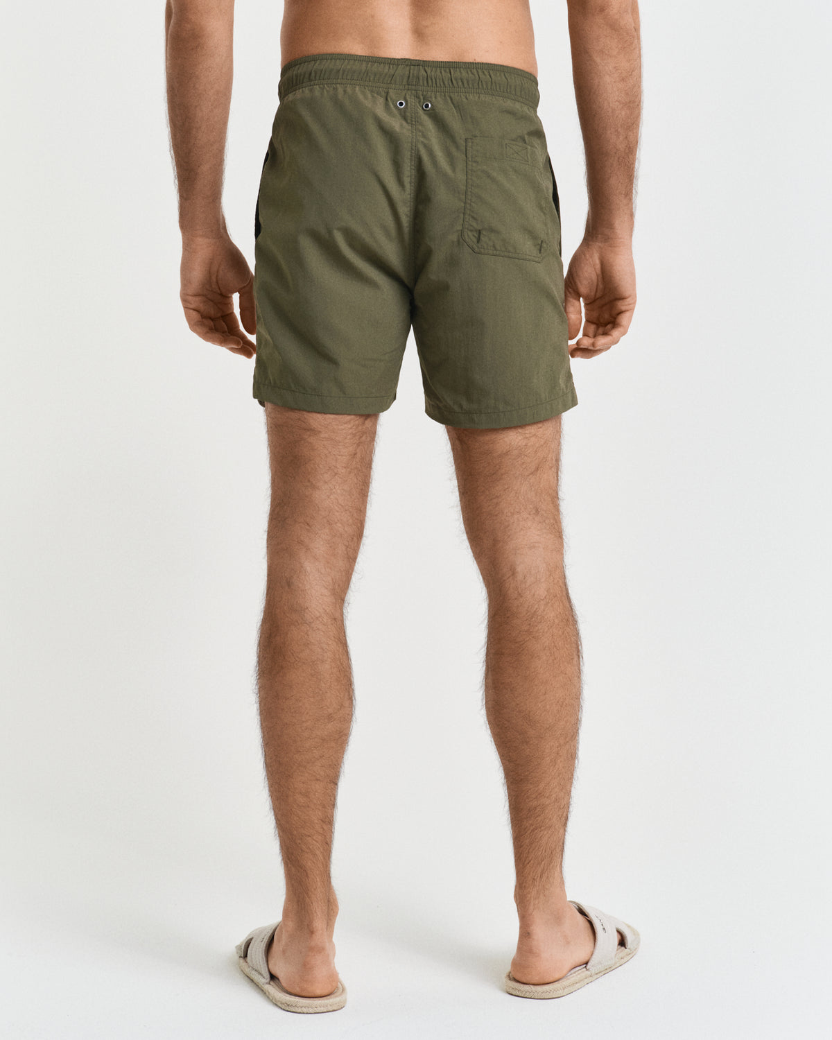 JUNIPER GREEN, SWIM SHORTS, BACK-VIEW BY GANT AU.